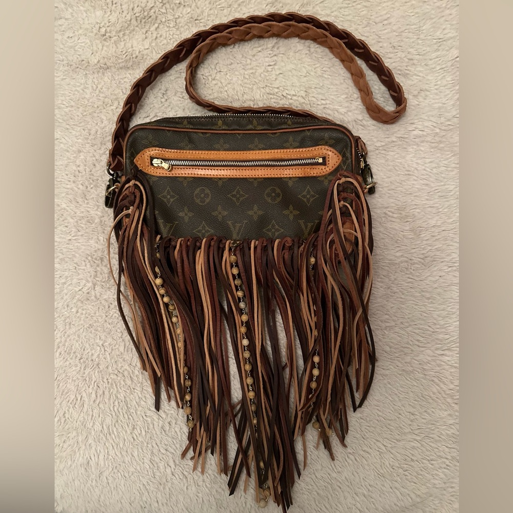 Louis Vuitton fringe crossbody